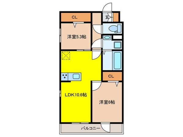 D-room国芳の物件間取画像